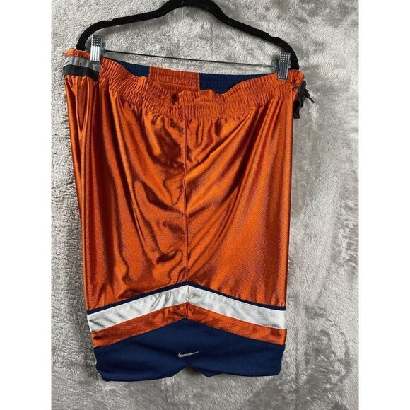 Nike Reversible Basketball Shorts Men’s Large Blue Orange White Mesh Athletic - Picture 12 of 16